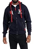  Brooklyn Clothing - Sudadera con Capucha - para Hombre diseño de la Bandera de Inglaterra XXL