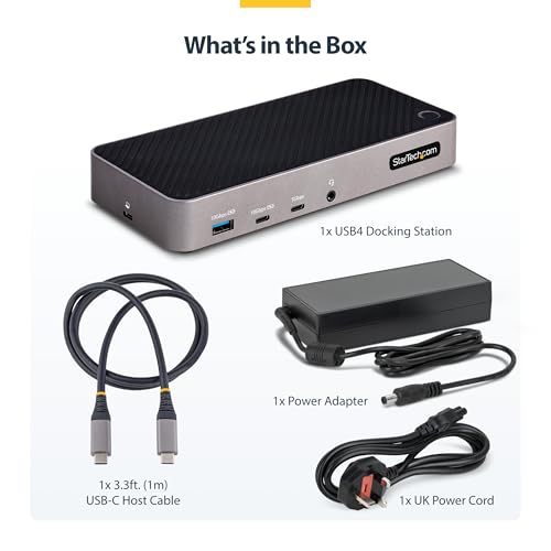 Docking station USB-C triple monitor HDMI DisplayPort para MacBook M1 M2 M3 M4 y Windows 100W 7