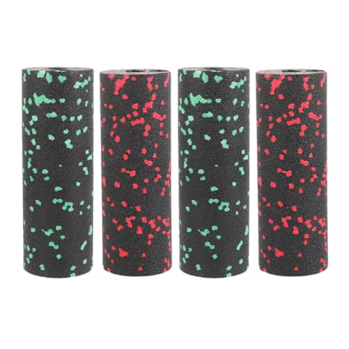 Healeved 4 piezas de Foam Rollers compactos para relajación muscular, cilindros de masaje livianos para entrenamiento físico, pequeños rodillos de masaje muscular portátiles para gimnasio en casa y ejercicio miniatura 1