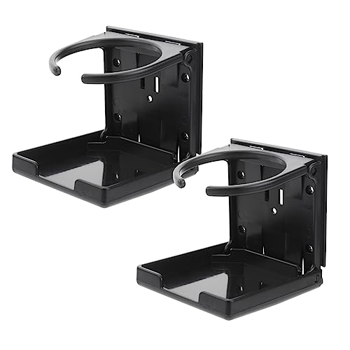 CHILDWEET 2pcs Foosball Cup Holder Rack Durable Plastic Drink Storage with Mounting Screws for Table and Home Use for Keeping Beverages Close While Playing