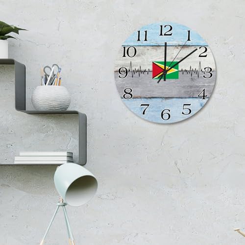 Horloge murale Guyane ronde pour sublimer votre décoration murale - 3