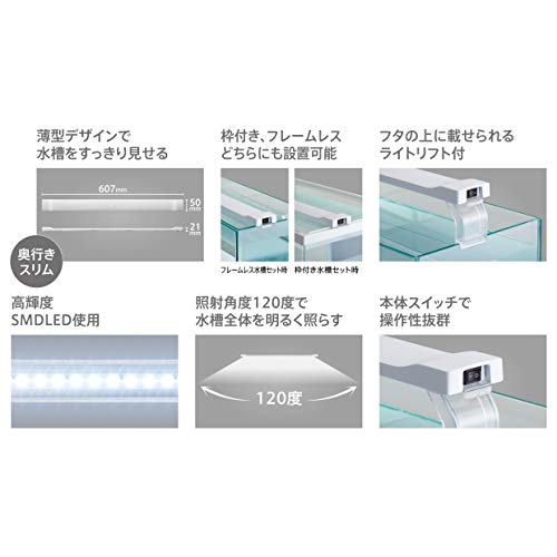 ジェックス GEX クリアLED POWER SLIM 600 の商品画像 1
