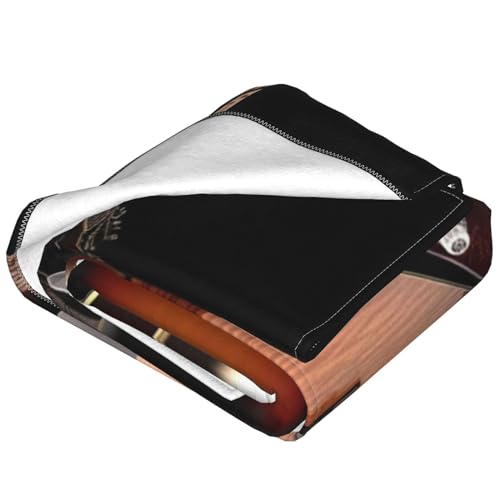 Couverture guitare micro polaire contre le froid au bureau