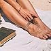 PINCHUAN Silver Ankle Bracelets for Women Waterproof Stainless Steel Anklet Adjustable Layered Cuban Silver Anklets Set Summer Beach Foot Jewelry Gift-silver
