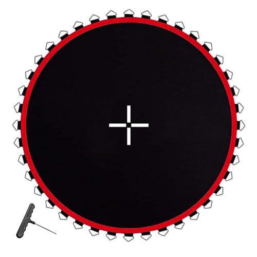 Trampoline Replacement Mat, Safety Spring Jumping Pad, Waterproof Strong Mesh, Kids Trampolines Accessories, Garden Outdoor Cover (A: 6ft, 36, B: 8ft, 42, C: 8ft - 48 Buckles)