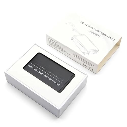 SHUAIBM 7.4V 18650 Headset Li-ion Cell Battery Case for Domi