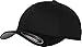 Flexfit Unisex Wooly Combed Baseballkappe, black, L/XL