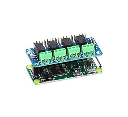 Miniatura 3 de Relé 4 Zero 3V 4 Channel Relay Shield para Raspberry Pi, Relé HAT Expansión Relay Board para Raspberry Pi 4B3B+3B2BB+A+Zero y Zero W  Módulo de relé