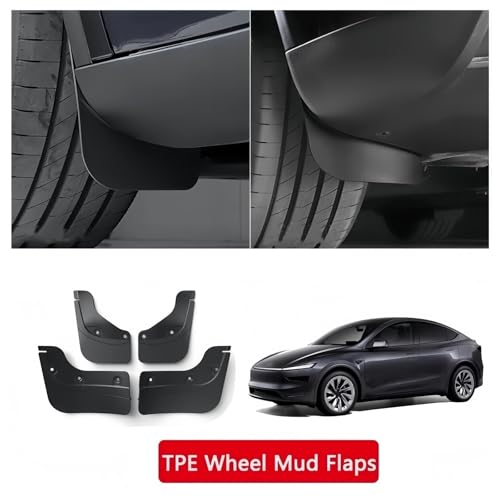 Guardabarros para Tesla Model Y 2025 Juniper: evita salpicaduras y protege las ruedas 2