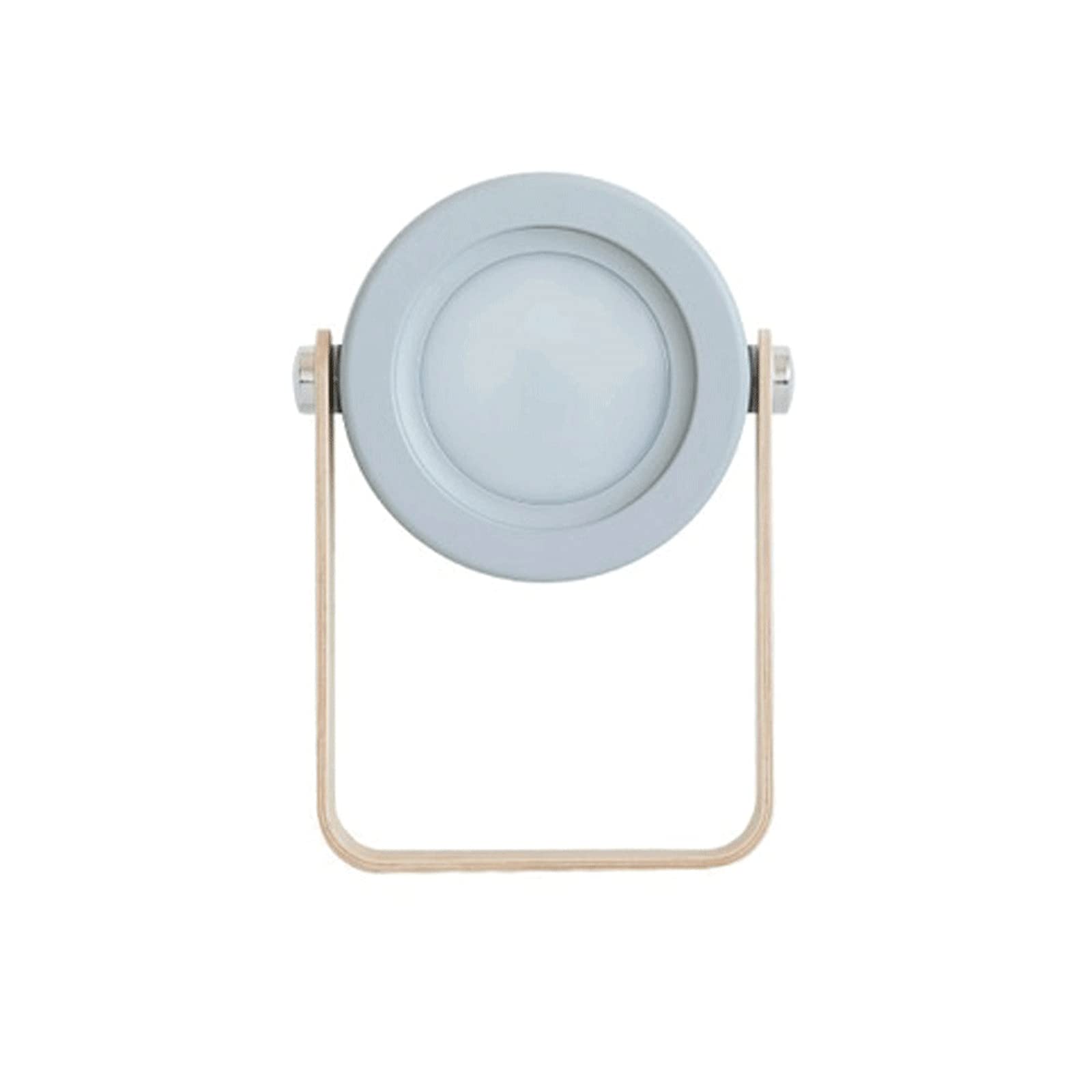 Luce notturna pieghevole in legno lampada da comodino interruttore touch dimmerabile tavolo camera da letto ricaricabile USB luce notturna lettura per soggiorno (grigio)