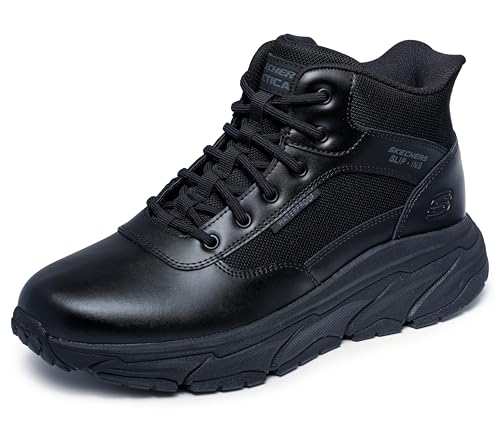 Skechers Men's D'lux Jouney Sr Redron Bungee Laced Military & Tactical Boot