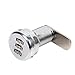 Produktbild Schloss Schrank Mechanische Passwort Verriegelung Schublade 3 Zahlen Digital für Schrank Schublade Briefkasten (17~23mm)
