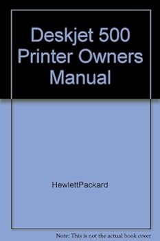 Paperback Deskjet 500 Printer Owners Manual Book