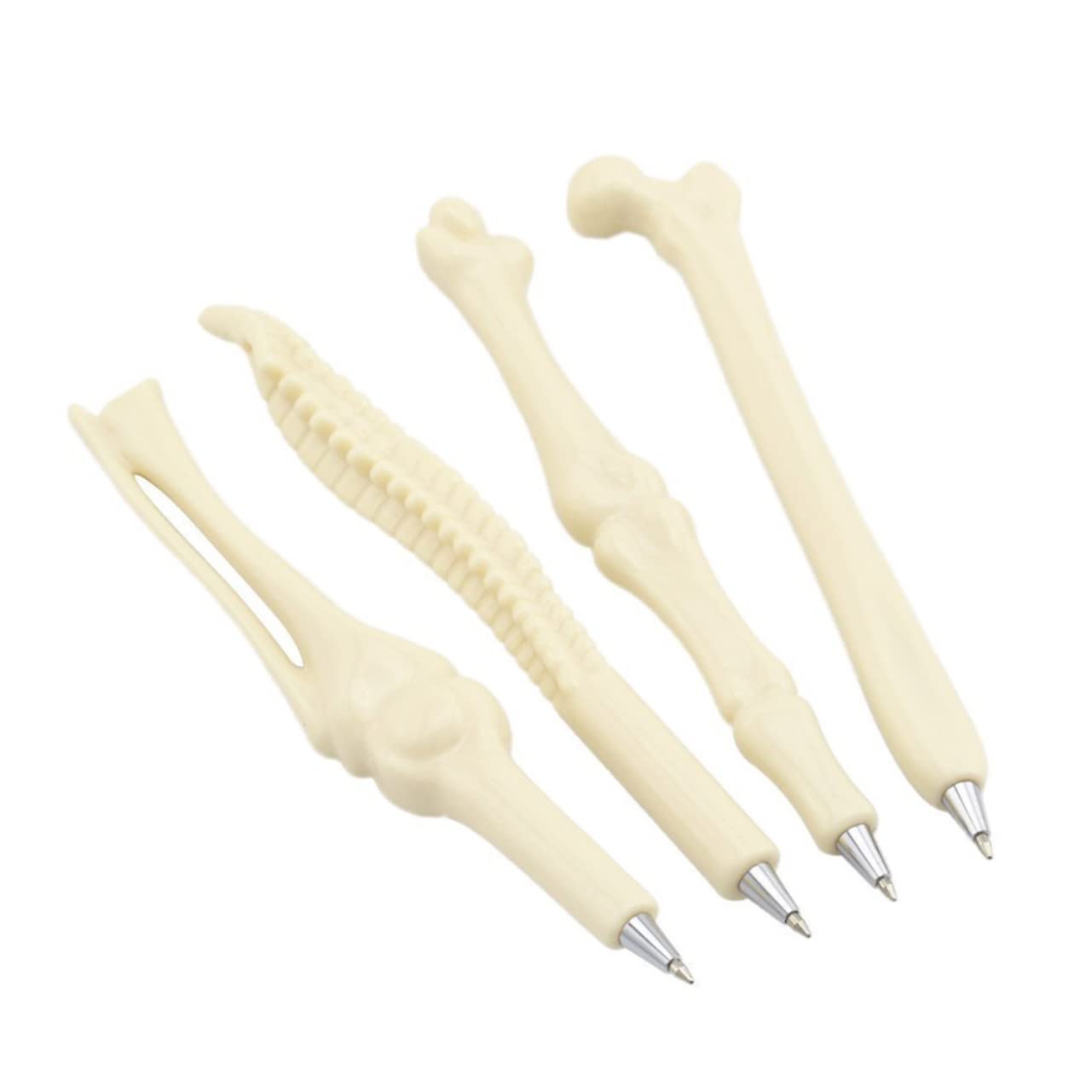 Lurrose 60 Piezas Bolígrafo De Hueso Creativo Doctor Doctores Diseño De Hueso Bolígrafos Papelería De Campo Médico Bolígrafos Morados Útiles Escolares Para Tinta De Calavera