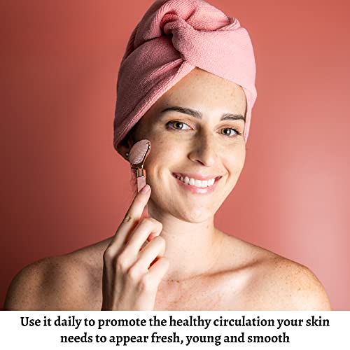 4-In-1 Jade Roller And Gua Sha Set. Rose Quartz Roller With Eye Massager, Jade Gua Sha, Ridged Roller Massager. Jade Roller For Face Real Jade 100% Jade Stone Roller. Facial Massager Ice Roller #TOP4