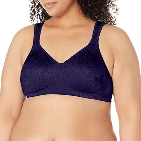Playtex - Sujetador Básico de Terciopelo Azul para Mujer Cover