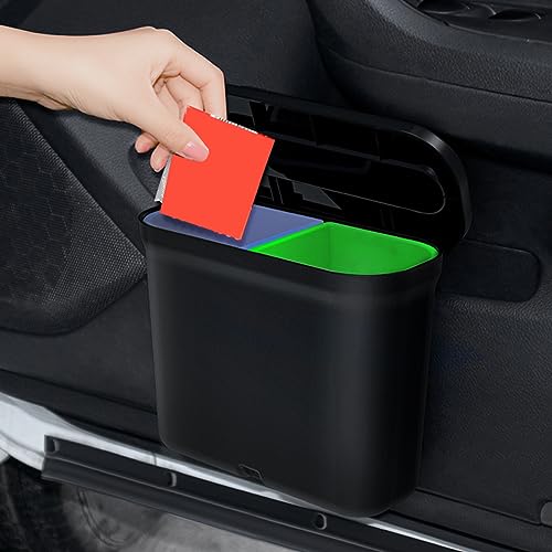 Poubelle de voiture étanche ULTECHNOVO, mini-coffre de rangement de haute capacité