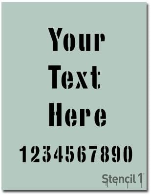 Miniatura 3 de Plantilla vertical personalizada de 8.5 x 11 pulgadas, personaliza tu propia plantilla, lavable, reutilizable y duradera, plantilla de mylar