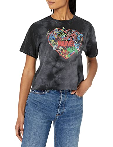 Marvel Universe Hero Heart Women's Fast Fashion Short Sleeve Tee Shirt