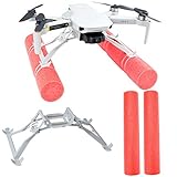 iEago RC Juego de 2 mini trípodes plegables, suspensión plegable + soporte flotante elevado, extensión de protección, accesorios para drones DJI Mavic Mini/Mini 2