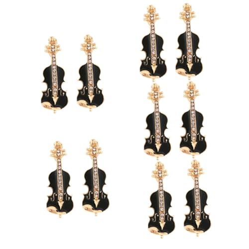 Vêtements badge chapeau broche lot de 6 pièces sur le thème musique pour personnaliser son style