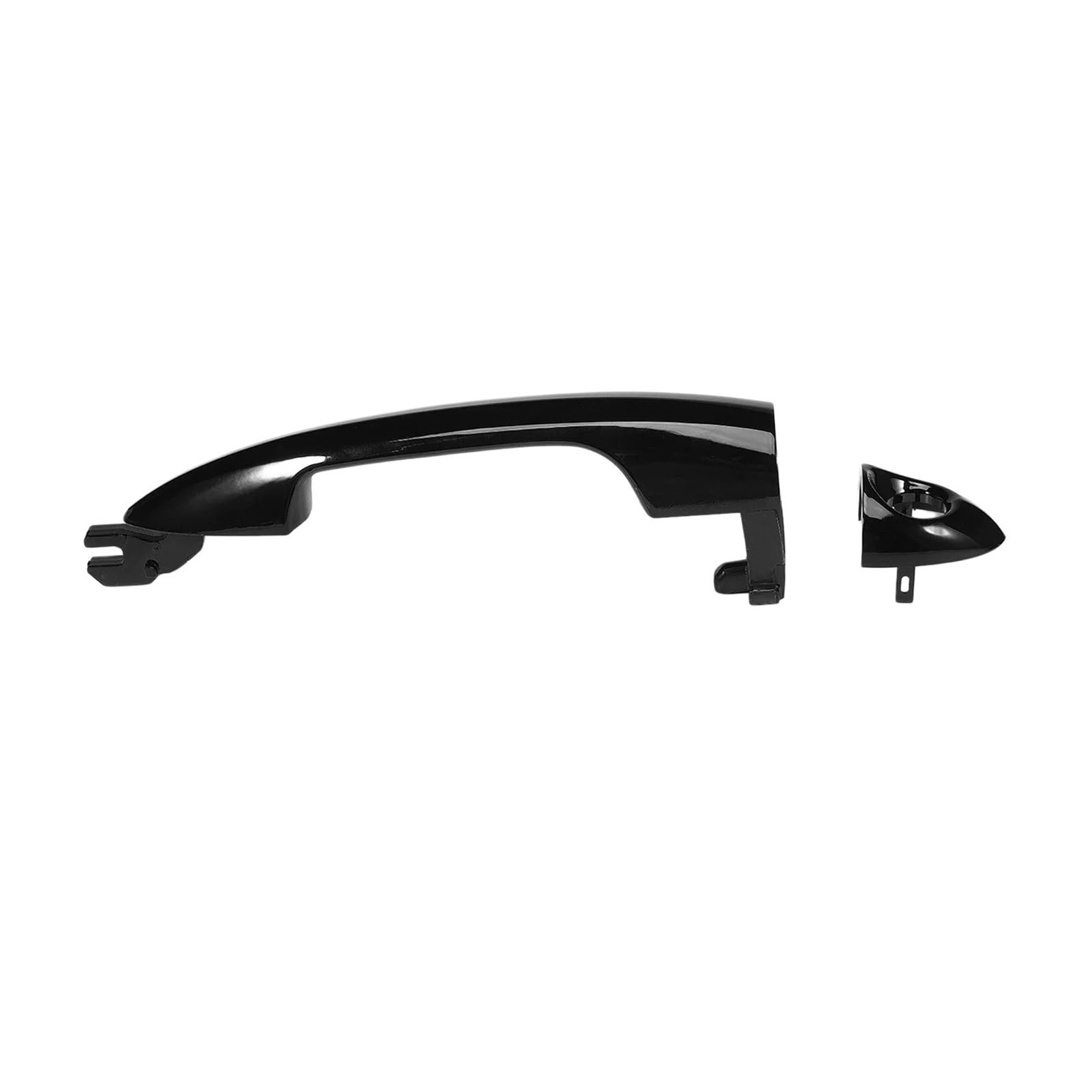 Poignées porte avant Alfa Romeo Giulietta Mito et Lancia Y noires | Paire gauche droite