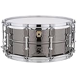 Ludwig Black Beauty Snare Drum - 6.5 Inches X 14 Inches Hammered, Tube Lugs