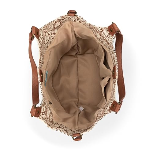 Image of Sakroots The Sak Roma Shopper Shoulder Bag Large Purse & Tote Bag with Double Straps & Zipper Pockets for Everyday & Travel