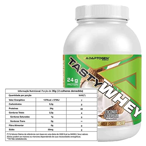 Tasty Whey (912g) - Coconut Icecream - Adaptogen, Adaptogen