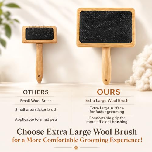 Image of Tessco for you 2 Pcs Extra Large Wool Carder Brush for Needle Felting