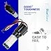 BlueStars RCO410 3-in-1 Hard Start Capacitor Kit - Compatible with Refrigerators Freezers 115V Compressor Capacitor for 1/4-1/3 HP - Replaces TJ90RCO410 AP4503017 600-410 ERP410 HS410 URC0410 RCO-410