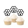 How to Use Glitter Dog Paw Cupcake Toppers for Puppy-Themed Parties