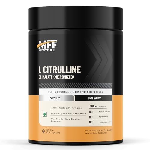 Image of MyFitFuel Citrulline Malate (1500 mg) 60 Capsules