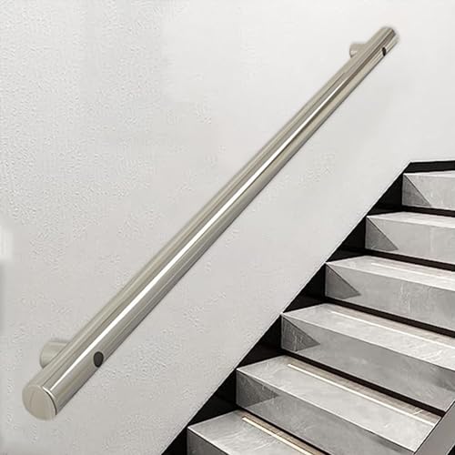 Rambarde d'escalier en acier inoxydable ext茅rieur int茅rieur main courante murale de 2,5 m robust
