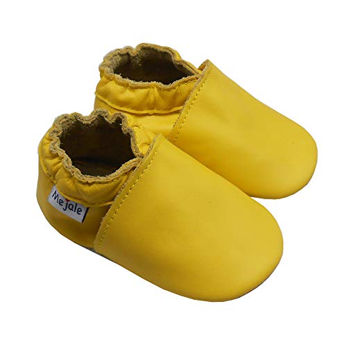 Mejale Baby Infant Toddler Leather Shoes Soft Sole Moccasins Shoes Slippers Boys Girls Walker Shoes(6-12 Month) #TOP3