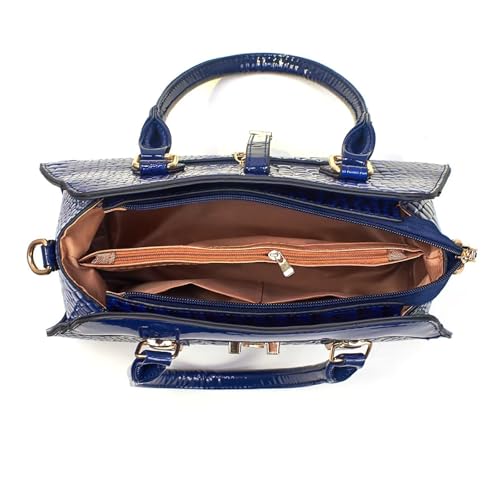 Bolso Satchel de Cuero para Mujer miniatura 5