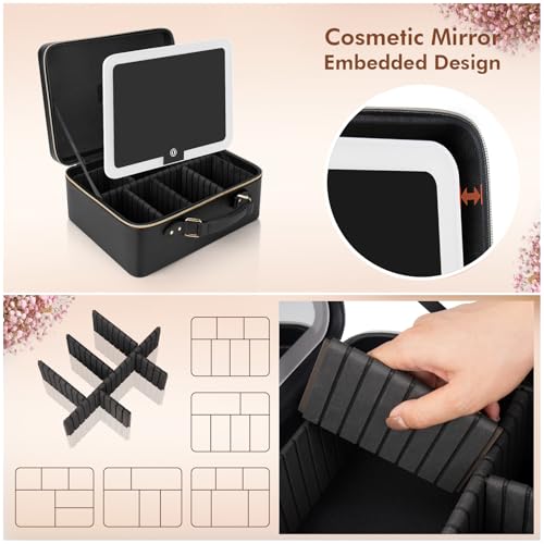 Homdigrk PD-12 Makeup Bag With Led Mirror thumb #4