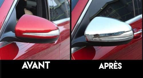 1 Pair Chrome Side Mirror Cover for Mercedes Benz W205 W213 W222 C E S Class LHD