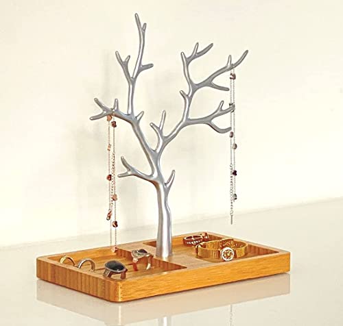 Albero portagioielli in oro bianco - portagioie