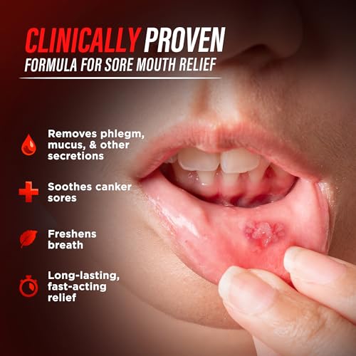 Image of GuruNanda Anti Sore Alcohol Free Mouthwash, Winter Mint, 16 oz | 1.5% Hydrogen Peroxide Mouth Wash|Braces Irritation, Oral Cuts & Gum Discomfort|Dentist Recommended Therapeutic Oral Rinse