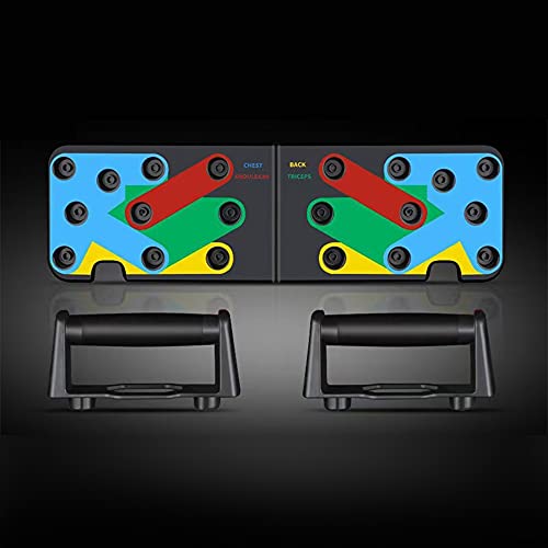 baaboo 9-in-1 Liegestützgriffe Push up Board für EIN Handgelenk schonendes Training (3 Stück) Cover