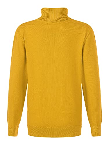 Boys Girls Turtleneck Cable Knitted Sweater Slim Fit Pullover Sweater for Kids2