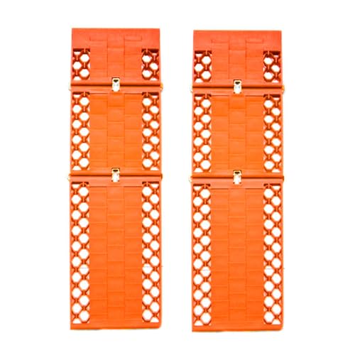 Cartes De Traction Offroad - Roue De Voiture Traces De Récupération Anti dérapage | Tapis D'extraction Lourde Pour Véhicules Bloqués Dans La Boue, Sable, Neige, Axes De Récupération Hors Route De 2