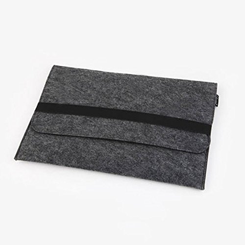 Tiptiper – Capa para notebook com manga de laptop de feltro de lã macia durável para laptop MacBook