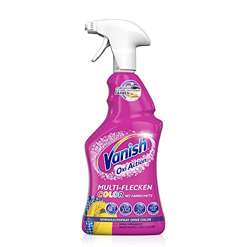 Vanish Oxi Action Vorwaschspray für Buntes – Wirksam gegen viele Arten von Flecken – Für die Vorbehandlung bunter Wäsche – 3 x 750 ml – Ansicht 2