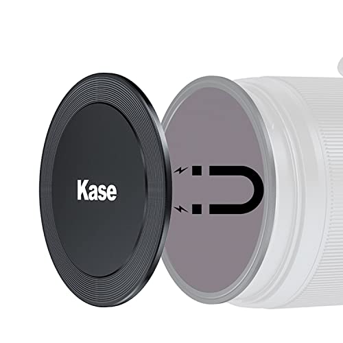 Tapa magnética frontal de metal para lente Kase Wolverine de 82 mm, protectora duradera para filtros magnéticos Kase y anillos adaptadores magnéticos integrados miniatura 1