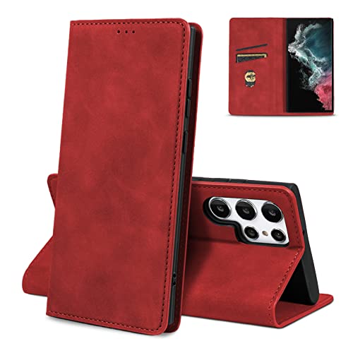 Protection Xiaomi Poco C40 rouge avec support de visionnage pour le train
