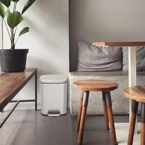 Papelera Pedal Acero Inoxidable 6L para Cocina y Baño miniatura 6