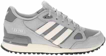 adidas Tênis masculino ZX 750 BLACK1/DARON, Cinza dois/branco giz