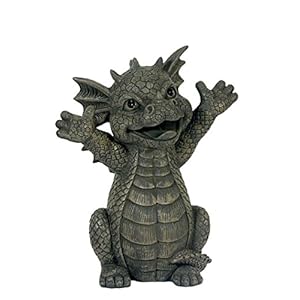 Tuindraak ‘ Hallo ‘ draak figuur tuin figuur TOP